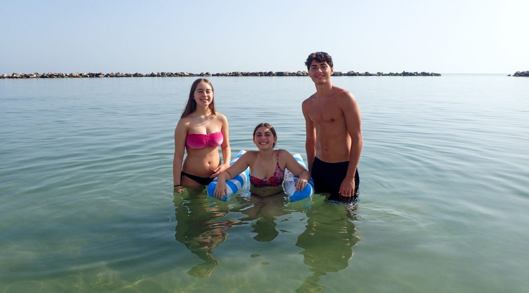 Allegra, Elettra, and Riccardo, my magnificent nieces and nephew!