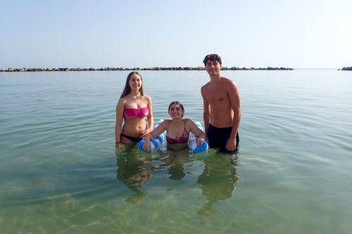 Allegra, Elettra, and Riccardo, my magnificent nieces and nephew!