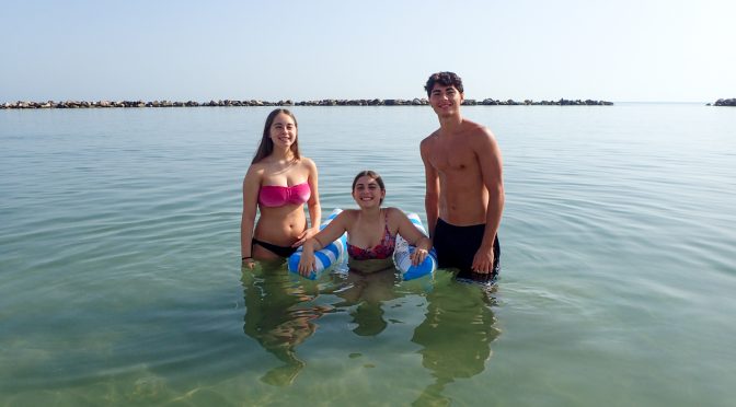 Allegra, Elettra, and Riccardo, my magnificent nieces and nephew!