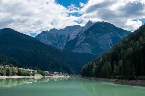 The Santa Caterina Dam seen from a distance