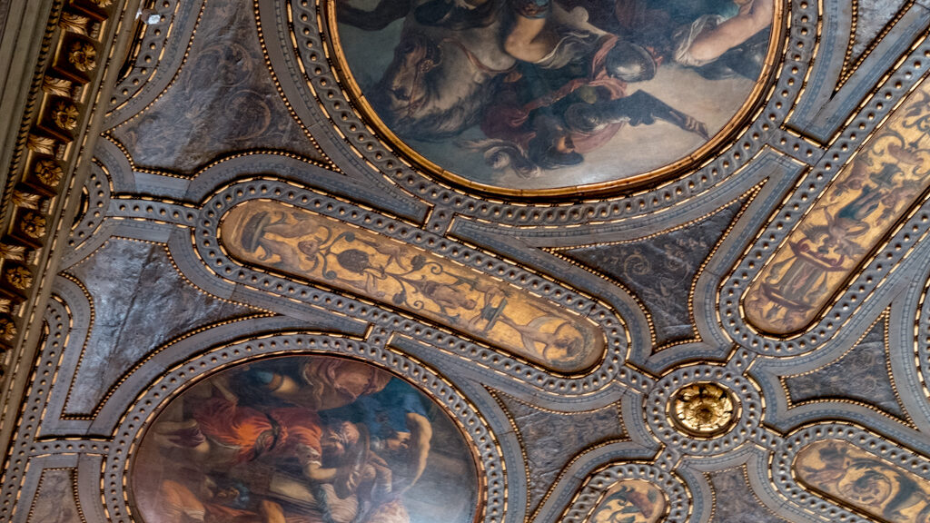 Detail of the Ceiling of the Biblioteca Nazionale Marciana