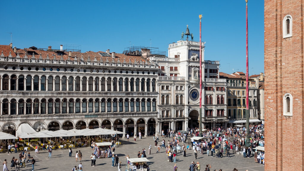 St Mark's Square in Venice Seen from the Biblioteca Nazionale Marciana