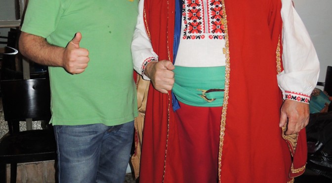 ME AND A COSSACK IN KIEV