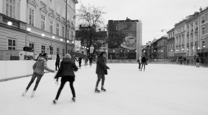 ICE SKATING RINK IN LVIV