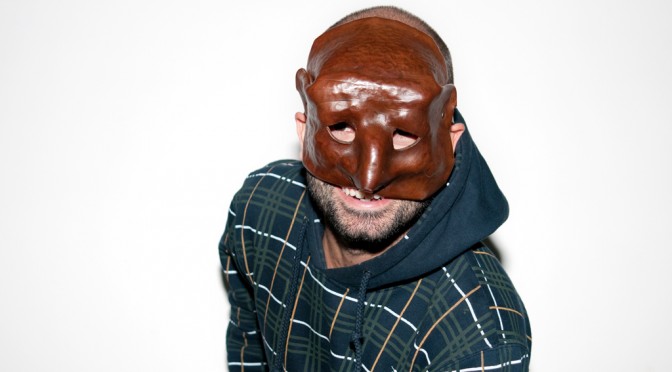 UGO FIORILLO WEARING MAURIZIO DI MARCO'S MASK