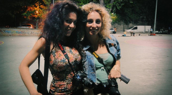 ERIKA FIRE AND CHIARA FOR SHOOTING LAST NIGHT