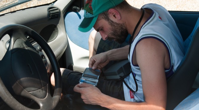 GAETANO DE CRECCHIO AND HIS POLAROID CAMERA