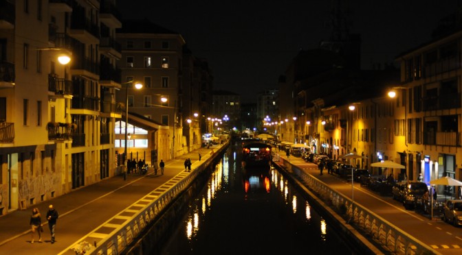 NAVIGLIO GRANDE BY NIGHT MILANO