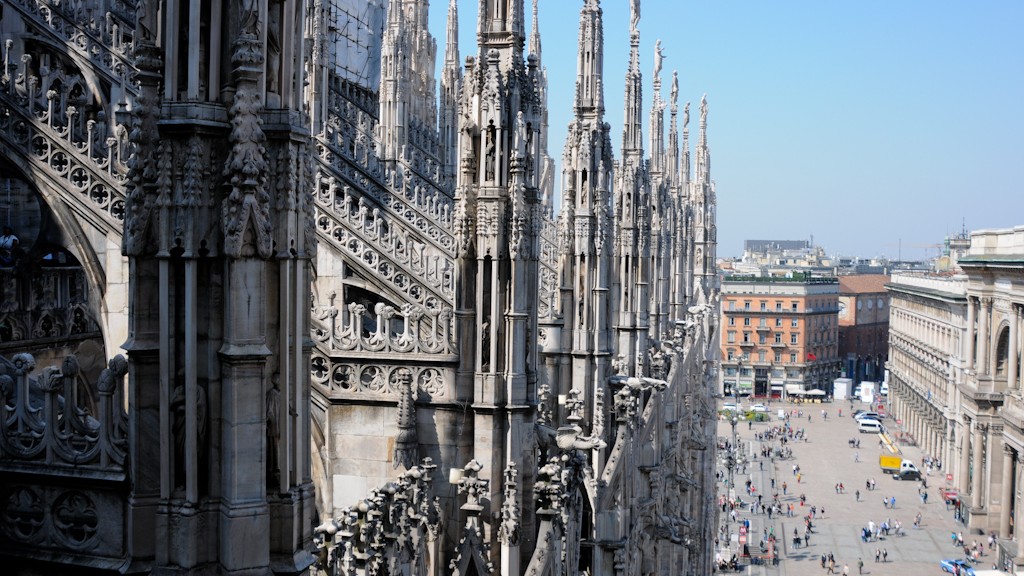 MILAN CATHEDRAL FROM THE TOP