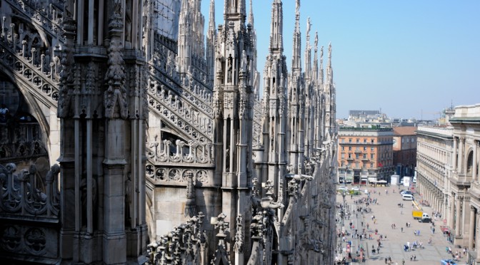 MILAN CATHEDRAL FROM THE TOP