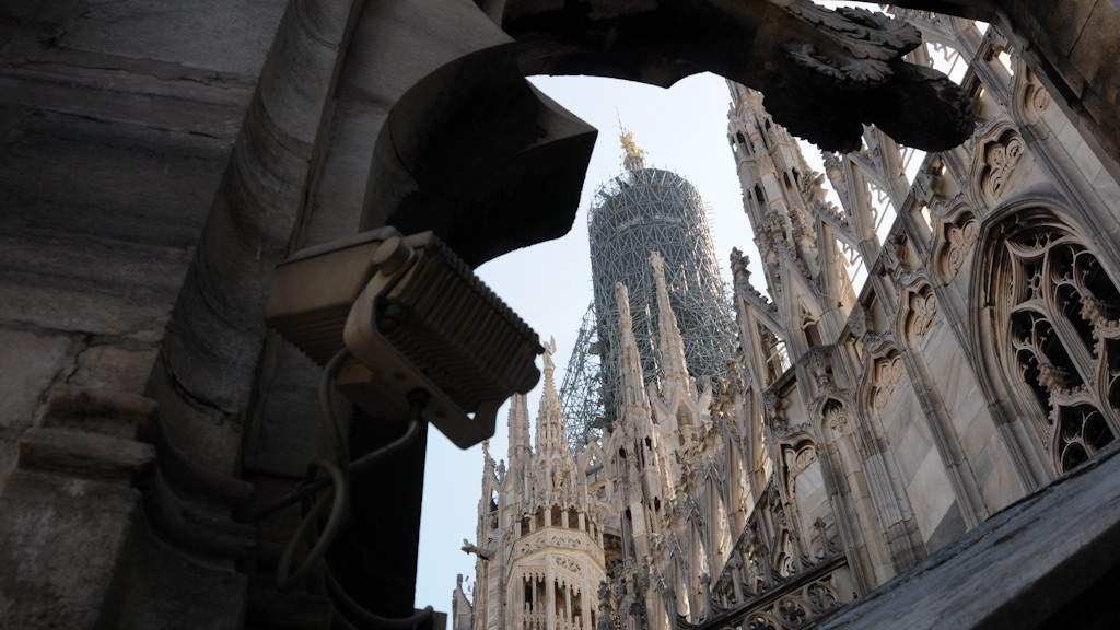 DETAIL OF THE MILAN CATHEDRAL