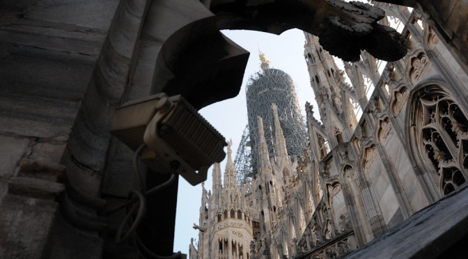 DETAIL OF THE MILAN CATHEDRAL