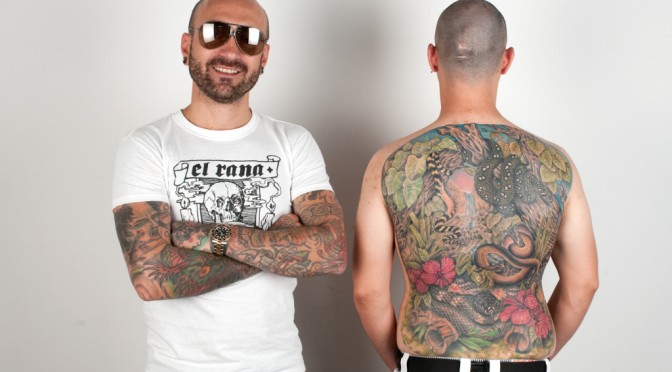MARCO BIONDI AND THE BACK SNAKES TATTOO