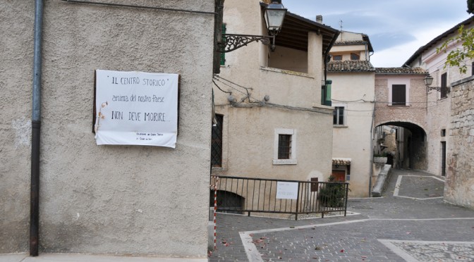 The old town centre don't must die in Castel di Ieri