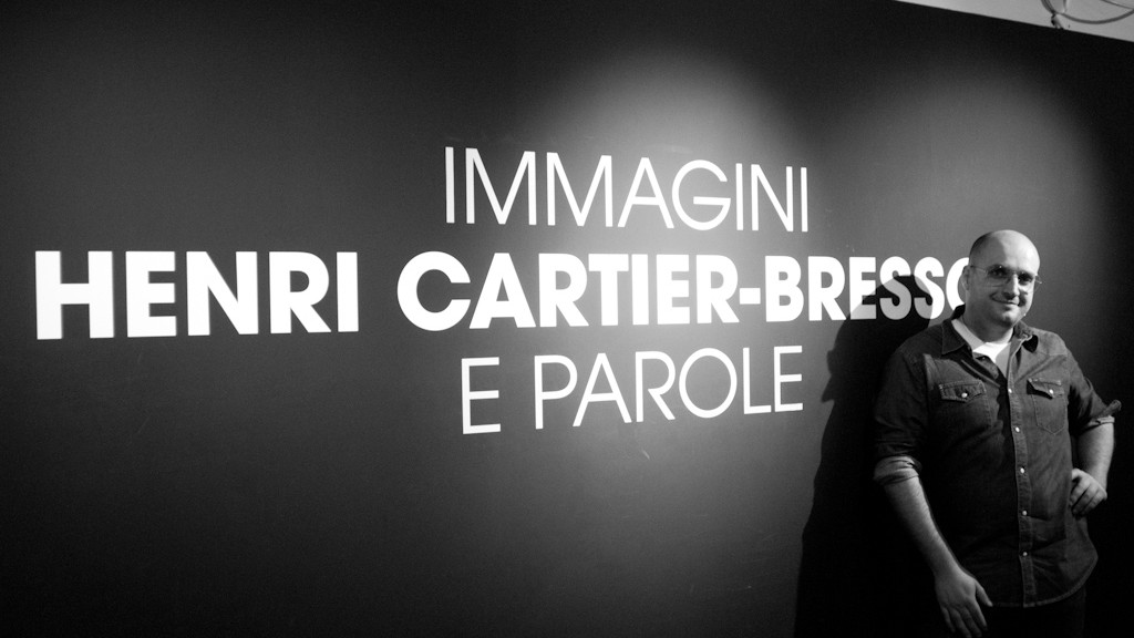 Me at Henri Cartier-Bresson show
