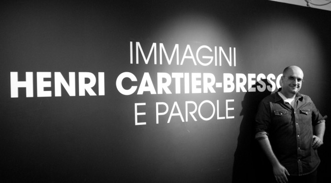 Me at Henri Cartier-Bresson show