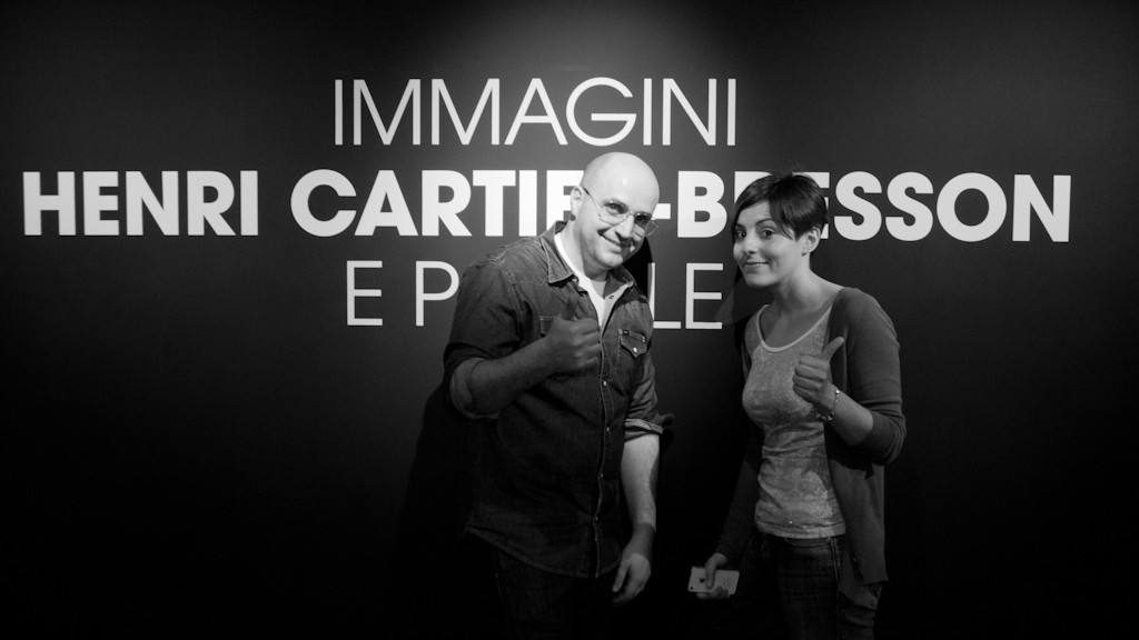 Me and Federica Martelli at Henri Cartier-Bresson show