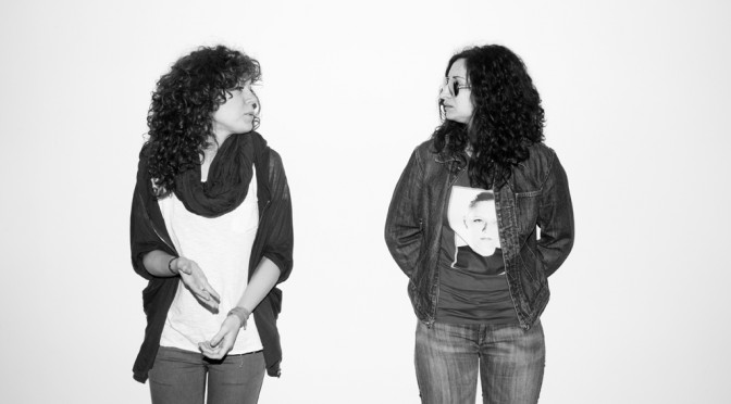 Eva Laudace and Daniela Nativio at my studio