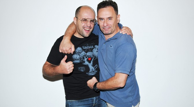 ME AND PINO POGGIOFIORITO LEONES AT MY STUDIO