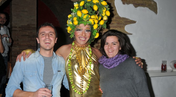 Battistini cousins with Lady Limoncella