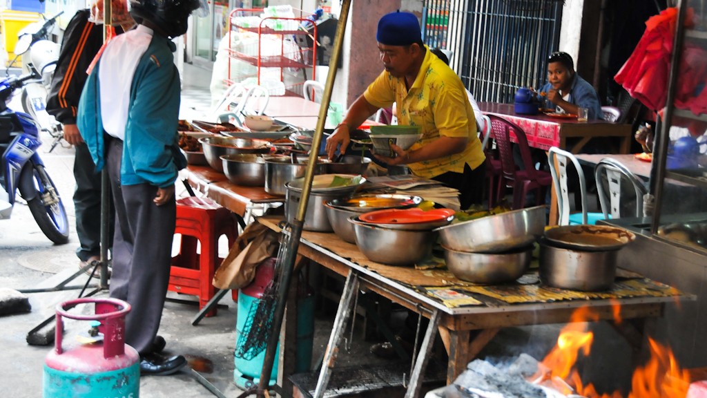 Cook on the street