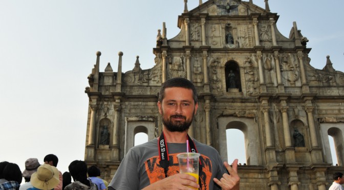 Paul in front of St. Paul