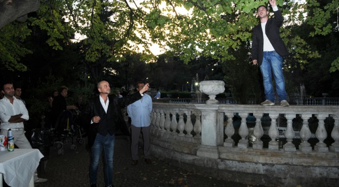 MAURIZIO DI MARCO DURING A MOMENT OF THE SHOW “LA VILLA DELLE BACCANTI”