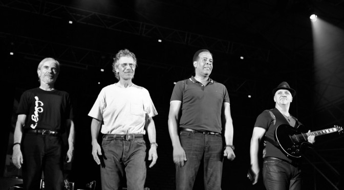 Jean-Luc Ponty, Chick Corea, Stanley Clarke and Frank Gambale at the Pescara Jazz 2011