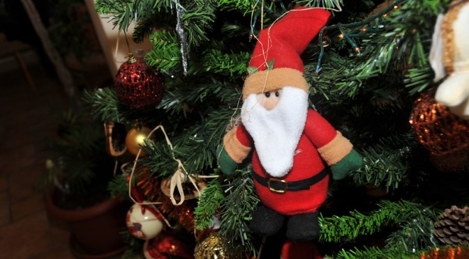 Santa Claus on the tree