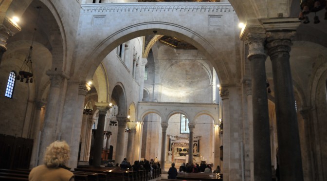 Believers during the liturgical celebration