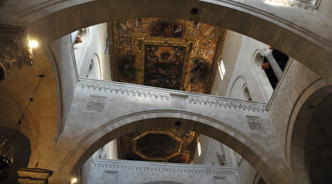 Interior of Basilica St. Nicholas in Bari
