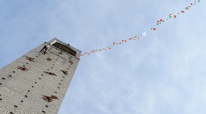 MAN FROM STEEPLE OF ST. ANTONY ON THE CAI DAY