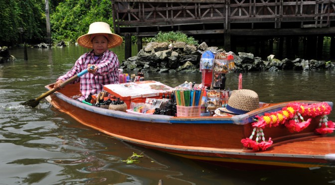 Merchant on the Chao Phraya river