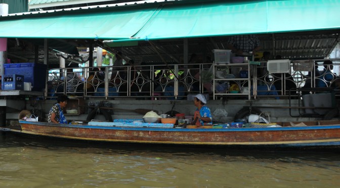 Floating market in Bangkok