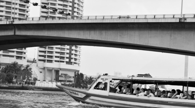 On the Chao Phraya river in Bangkok
