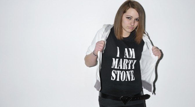 Marti Stone at my studio