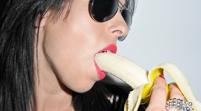 Girl with banana #2