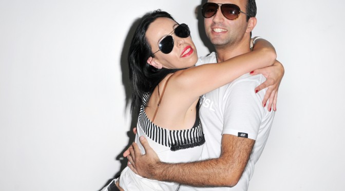 Katiuscia and Luca Di Francescantonio at my studio