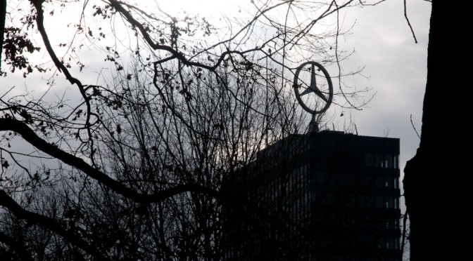 MERCEDES BUILDING FROM THE ZOO IN BERLIN