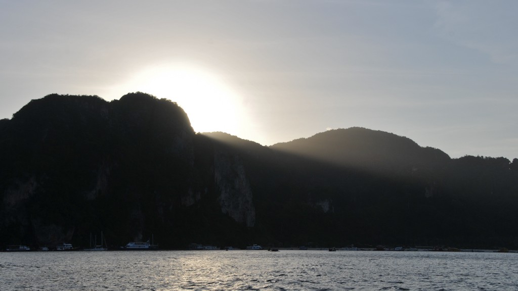 Sunset in Phi Phi island