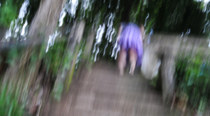 On the way to the viewpoint