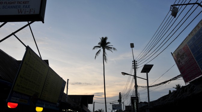 Sunset in Phi Phi island