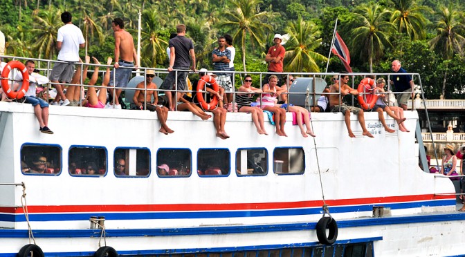 Waiting to leave Phi Phi island