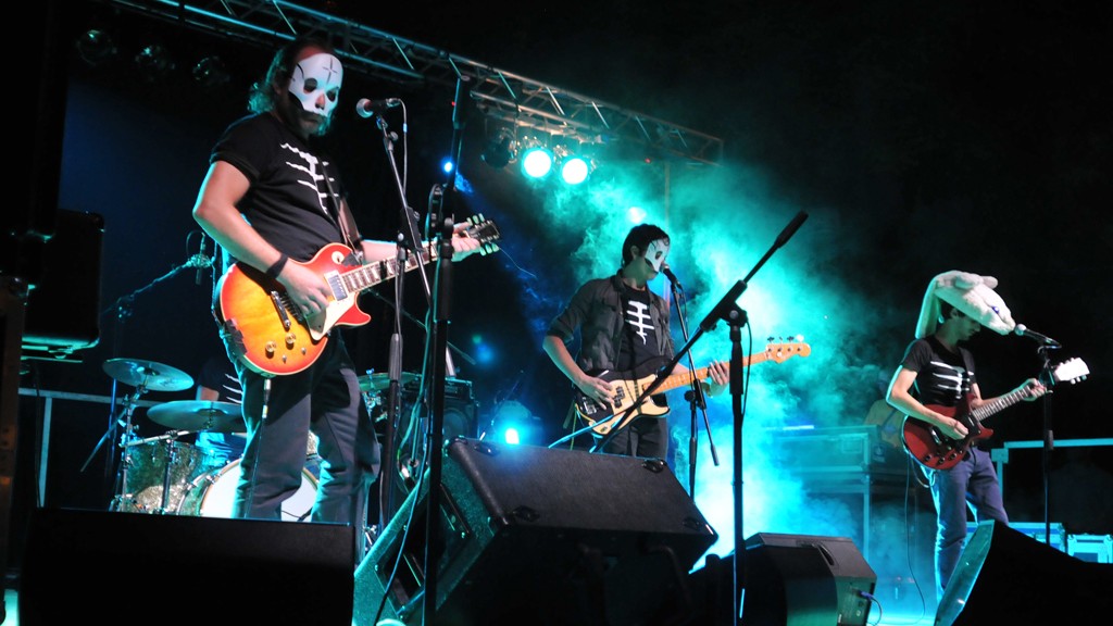 Tre Allegri Ragazzi Morti live for Ondesonore Festival in Treglio last night