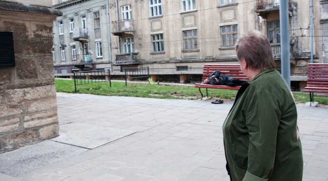 MAN ON BENCH, LVIV