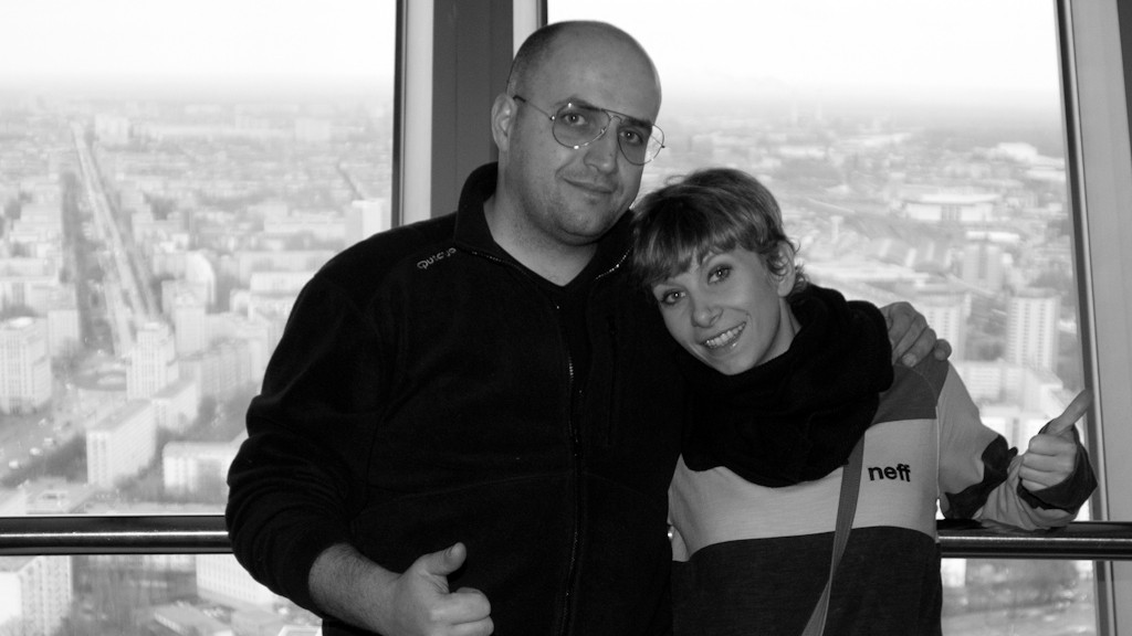 ME AND VALERIA ON THE FERNSEHTURM