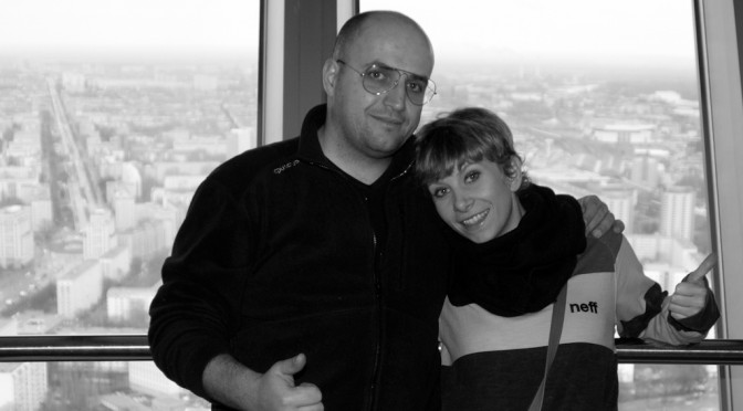 ME AND VALERIA ON THE FERNSEHTURM