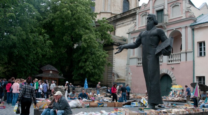 MONUMENT OF IVAN FEDOROV IN LVIV