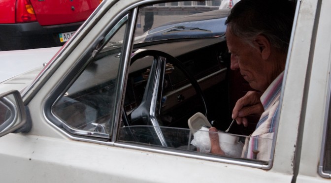 LUNCH IN A TAXI IN LVIV