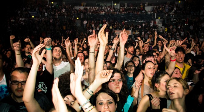 Some people for Subsonica live last night